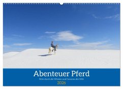 Cover Abenteuer Pferd - Ritte durch die Wüsten und Canyons der USA (Wandkalender 2026 DIN A2 quer), CALVENDO Monatskalender