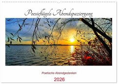 Cover Poesieflügels Abendspaziergang (Wandkalender 2026 DIN A2 quer), CALVENDO Monatskalender