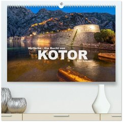 Welterbe - Die Bucht von Kotor (hochwertiger Premium Wandkalender 2026 DIN A2 quer), Kunstdruck in Hochglanz