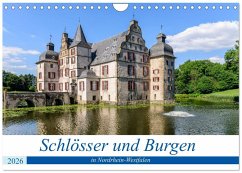 Schlösser und Burgen in NRW (Wandkalender 2026 DIN A4 quer), CALVENDO Monatskalender