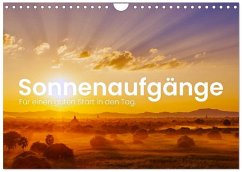 Sonnenaufgänge - Für einen guten Start in den Tag. (Wandkalender 2026 DIN A4 quer), CALVENDO Monatskalender Sonnenaufgänge - Für einen guten Start in den Tag. (Wandkalender 2026 DIN A4 quer), CALVENDO Monatskalender