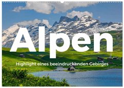 Cover Alpen - Highlight eines beeindruckenden Gebirges (Wandkalender 2026 DIN A2 quer), CALVENDO Monatskalender