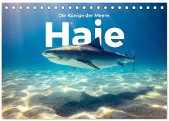 Haie - Könige der Meere. (Tischkalender 2026 DIN A5 quer), CALVENDO Monatskalender