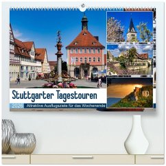 Stuttgarter Tagestouren (hochwertiger Premium Wandkalender 2026 DIN A2 quer), Kunstdruck in Hochglanz