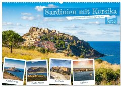 Sardinien mit Korsika (Wandkalender 2026 DIN A2 quer), CALVENDO Monatskalender Sardinien mit Korsika (Wandkalender 2026 DIN A2 quer), CALVENDO Monatskalender