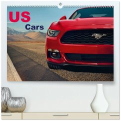 Cover US Cars Kalender (hochwertiger Premium Wandkalender 2026 DIN A2 quer), Kunstdruck in Hochglanz