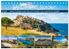 Sardiniens Norden (Tischkalender 2026 DIN A5 quer), CALVENDO Monatskalender