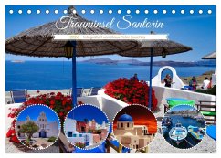 Trauminsel Santorin (Tischkalender 2026 DIN A5 quer), CALVENDO Monatskalender