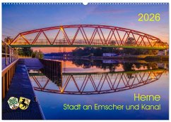 Herne: Stadt an Emscher und Kanal (Wandkalender 2026 DIN A2 quer), CALVENDO Monatskalender Herne: Stadt an Emscher und Kanal (Wandkalender 2026 DIN A2 quer), CALVENDO Monatskalender