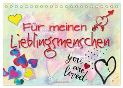 Für meinen Lieblingsmenschen (Tischkalender 2026 DIN A5 quer), CALVENDO Monatskalender Für meinen Lieblingsmenschen (Tischkalender 2026 DIN A5 quer), CALVENDO Monatskalender