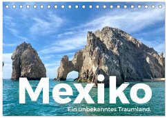 Cover Mexiko - Ein unbekanntes Traumland. (Tischkalender 2026 DIN A5 quer), CALVENDO Monatskalender