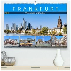 Frankfurt - Wolkenkratzer und Tradition (hochwertiger Premium Wandkalender 2026 DIN A2 quer), Kunstdruck in Hochglanz Frankfurt - Wolkenkratzer und Tradition (hochwertiger Premium Wandkalender 2026 DIN A2 quer), Kunstdruck in Hochglanz
