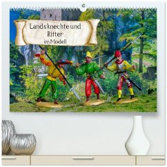 Cover Landsknechte und Ritter im Modell (hochwertiger Premium Wandkalender 2026 DIN A2 quer), Kunstdruck in Hochglanz
