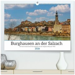 Cover Burghausen an der Salzach (hochwertiger Premium Wandkalender 2026 DIN A2 quer), Kunstdruck in Hochglanz