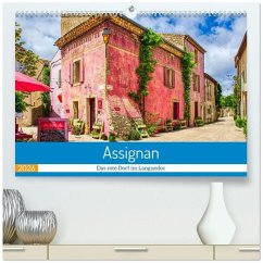 Assignan - Das rote Dorf im Languedoc (hochwertiger Premium Wandkalender 2026 DIN A2 quer), Kunstdruck in Hochglanz Assignan - Das rote Dorf im Languedoc (hochwertiger Premium Wandkalender 2026 DIN A2 quer), Kunstdruck in Hochglanz