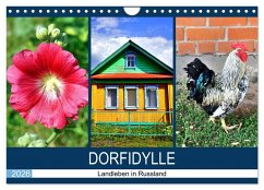 Cover Dorfidylle - Landleben in Russland (Wandkalender 2026 DIN A4 quer), CALVENDO Monatskalender