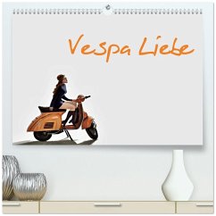 Vespa Liebe (hochwertiger Premium Wandkalender 2026 DIN A2 quer), Kunstdruck in Hochglanz