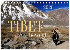 Cover Tibet bewegt (Tischkalender 2026 DIN A5 quer), CALVENDO Monatskalender