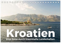 Kroatien - Eine Reise durch traumhafte Landschaften. (Tischkalender 2026 DIN A5 quer), CALVENDO Monatskalender