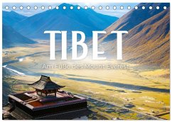 Cover Tibet - Am Fuße des Mount Everest. (Tischkalender 2026 DIN A5 quer), CALVENDO Monatskalender