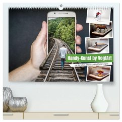 Cover Handy-Kunst by VogtArt (hochwertiger Premium Wandkalender 2026 DIN A2 quer), Kunstdruck in Hochglanz