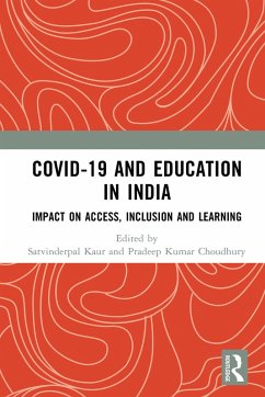 Cover COVID-19 and Education in India (eBook, ePUB)
