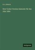 New Yorker Vereins-Kalender für das Jahr 1884