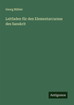Cover Leitfaden für den Elementarcursus des Sanskrit