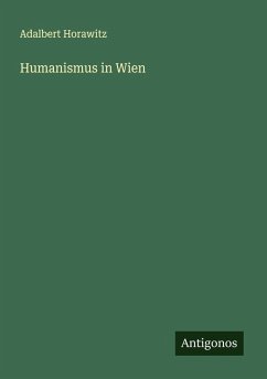 Cover Humanismus in Wien