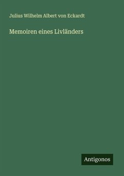 Cover Memoiren eines Livländers