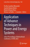Application of Advance Techniques in Power and Energy Systems (eBook, PDF)