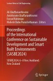 Proceedings of the International Conference on Smart and Sustainable Built Environment (SASBE 2024) (eBook, PDF)