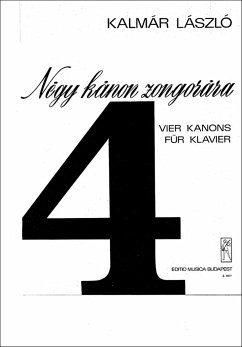 Kalmár László Four Canons Piano
