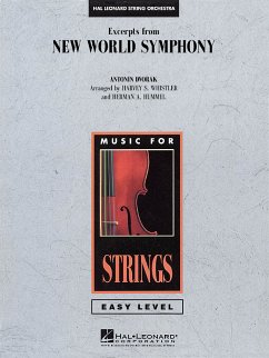 Cover Antonín Dvorák, Excerpts from New World Symphony Streichorchester Partitur + Stimmen
