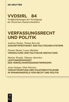 Cover Verfassungsrecht und Politik (eBook, PDF)