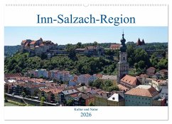 Inn-Salzach-Region - Kultur und Natur (Wandkalender 2026 DIN A2 quer), CALVENDO Monatskalender