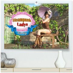 Steampunk Ladys Pin Up (hochwertiger Premium Wandkalender 2026 DIN A2 quer), Kunstdruck in Hochglanz Steampunk Ladys Pin Up (hochwertiger Premium Wandkalender 2026 DIN A2 quer), Kunstdruck in Hochglanz