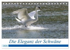 Die Eleganz der Schwäne (Tischkalender 2026 DIN A5 quer), CALVENDO Monatskalender Die Eleganz der Schwäne (Tischkalender 2026 DIN A5 quer), CALVENDO Monatskalender
