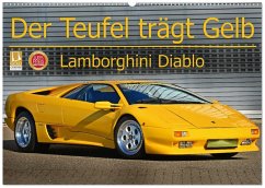 Der Teufel trägt Gelb - Lamborghini Diablo (Wandkalender 2026 DIN A2 quer), CALVENDO Monatskalender