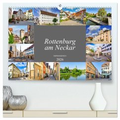 Rottenburg am Neckar Impressionen (hochwertiger Premium Wandkalender 2026 DIN A2 quer), Kunstdruck in Hochglanz