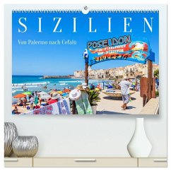 Sizilien - Von Palermo nach Cefalù (hochwertiger Premium Wandkalender 2026 DIN A2 quer), Kunstdruck in Hochglanz Sizilien - Von Palermo nach Cefalù (hochwertiger Premium Wandkalender 2026 DIN A2 quer), Kunstdruck in Hochglanz