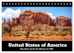 Cover United States of America - Eine Reise durch den Westen der USA (Tischkalender 2026 DIN A5 quer), CALVENDO Monatskalender