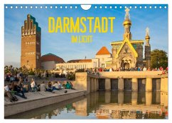Darmstadt im Licht (Wandkalender 2026 DIN A4 quer), CALVENDO Monatskalender