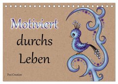 Cover Motiviert durchs Leben (Tischkalender 2026 DIN A5 quer), CALVENDO Monatskalender