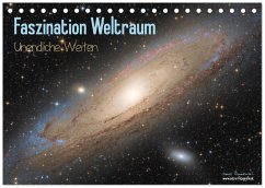 Cover Faszination Weltraum - unendliche Weiten (Tischkalender 2026 DIN A5 quer), CALVENDO Monatskalender