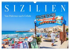 Sizilien - Von Palermo nach Cefalù (Wandkalender 2026 DIN A3 quer), CALVENDO Monatskalender Sizilien - Von Palermo nach Cefalù (Wandkalender 2026 DIN A3 quer), CALVENDO Monatskalender