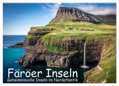 Cover Färöer Inseln - Geheimnisvolle Inseln im Nordatlantik (Wandkalender 2026 DIN A2 quer), CALVENDO Monatskalender