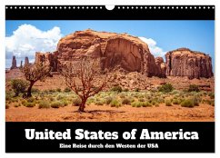 Cover United States of America - Eine Reise durch den Westen der USA (Wandkalender 2026 DIN A3 quer), CALVENDO Monatskalender