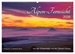 Cover Alpen-Fernsichten von der Südwestalb und Oberen Donau (Wandkalender 2026 DIN A2 quer), CALVENDO Monatskalender