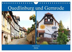 Quedlinburg und Gernrode (Wandkalender 2026 DIN A4 quer), CALVENDO Monatskalender